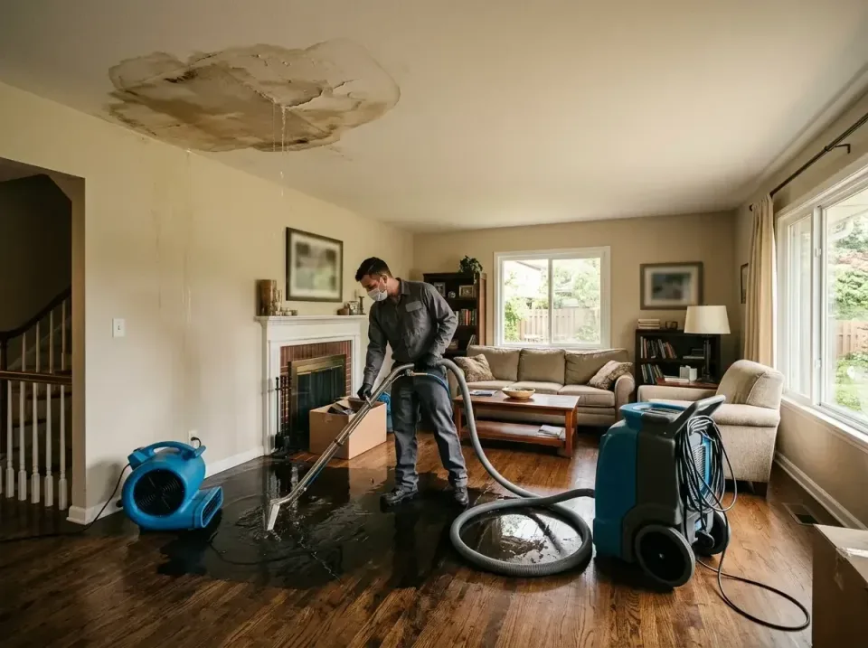 attic-pipe-burst-ceiling-drip-008 — frequently asked questions, Water Damage Restoration & Carpet Care in Mountain House, CA